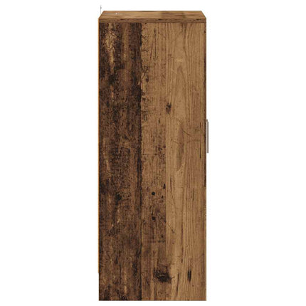 Skoskåp åldrat trä 60x35x92 cm konstruerat trä