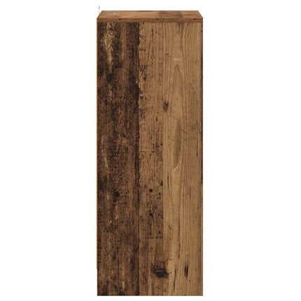 Skoskåp åldrat trä 60x35x92 cm konstruerat trä