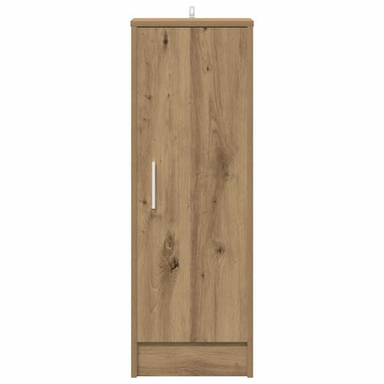 Skoskåp gammalt trä 32x35x92 cm konstruerat trä