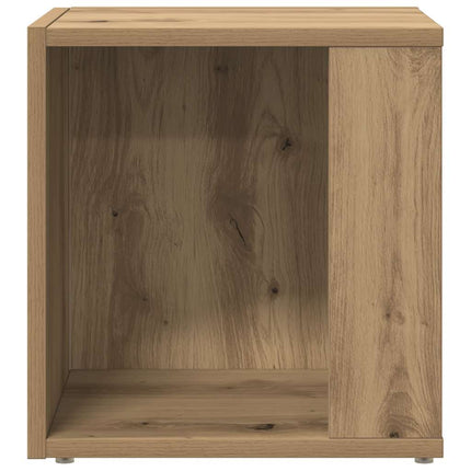 Sidobord artisan ek 33x33x34 cm konstruerat trä