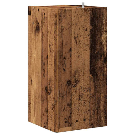 Hörnskåp gammalt trä 33x33x67 cm konstruerat trä