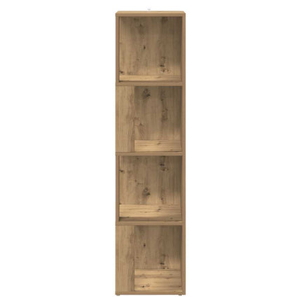 Hörnskåp artisan ek 33x33x132 cm konstruerat trä