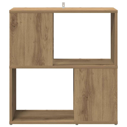Bokhylla artisan ek 60x24x63 cm konstruerat trä