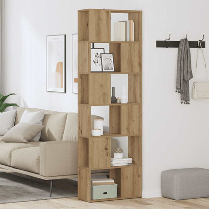 Bokskåp/rumsavdelare artisan ek 60x24x186 cm