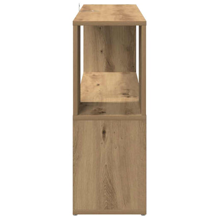 Bokhylla artisan ek 100x24x63 cm konstruerat trä