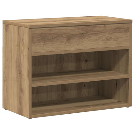 Skobänk artisan ek 60x30x45 cm konstruerat trä