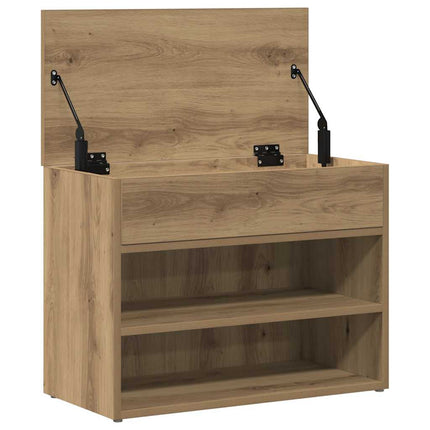 Skobänk artisan ek 60x30x45 cm konstruerat trä