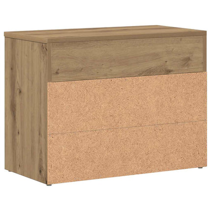 Skobänk artisan ek 60x30x45 cm konstruerat trä