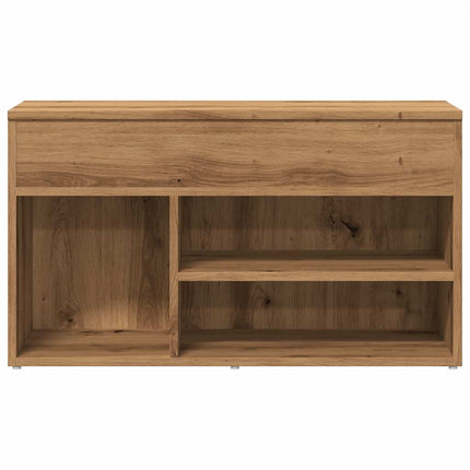 Skobänk artisan ek 80x30x45 cm konstruerat trä