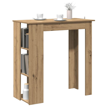 Barbord med hyllor artisan ek 102x50x103,5 cm konstruerat trä