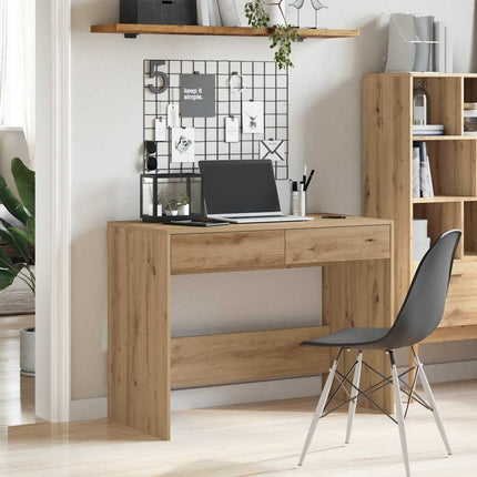 Skrivbord artisan ek 101x50x76,5 cm konstruerat trä