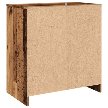 Skänk åldrat trä 70x41x75 cm konstruerat trä
