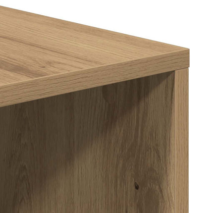 Tv-bänk artisan ek 130x35x50 cm konstruerat trä