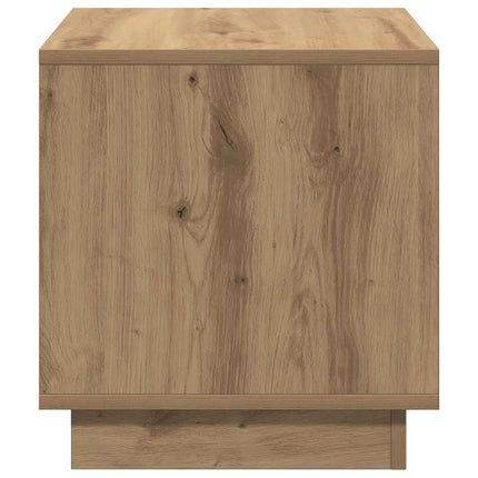 Soffbord artisan ek 40x40x43 cm konstruerat trä