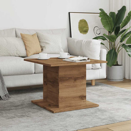 Soffbord artisan ek 55,5x55,5x40 cm konstruerat trä