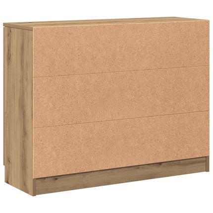 Skänk artisan ek 90,5x30x70 cm konstruerat trä