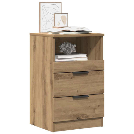 Sängbord artisan ek 40x36x65 cm konstruerat trä