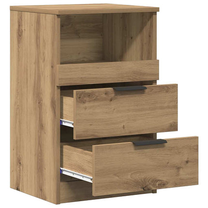 Sängbord artisan ek 40x36x65 cm konstruerat trä