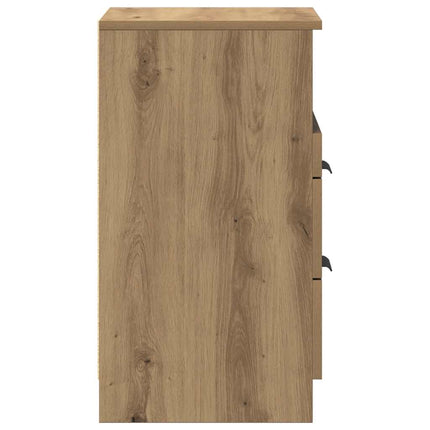 Sängbord artisan ek 40x36x65 cm konstruerat trä