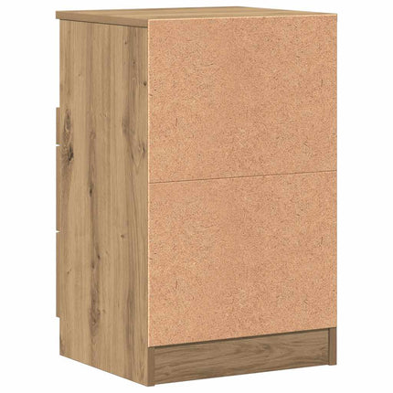 Sängbord artisan ek 40x36x65 cm konstruerat trä