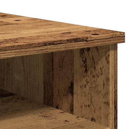 Tv-bänk gammalt trä 80x35x36,5 cm konstruerat trä