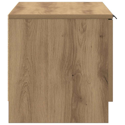 Tv-bänkar 2 st artisan ek 80x35x36,5 cm konstruerat trä