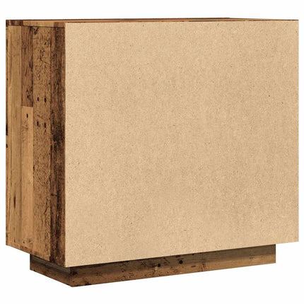 Skänk åldrat trä 80x40x75 cm konstruerat trä