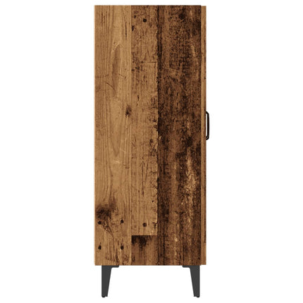 Skänk åldrat trä 70x34x90 cm konstruerat trä
