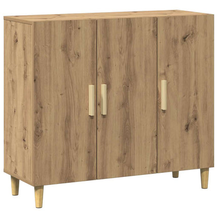 Skänk artisan ek 90x34x80 cm konstruerat trä