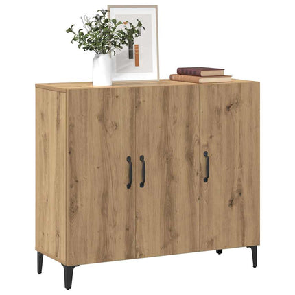Skänk artisan ek 90x34x80 cm konstruerat trä