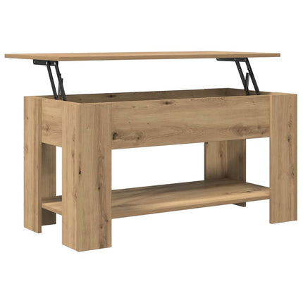 Soffbord artisan ek 101x49x52 cm konstruerat trä