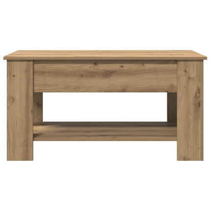 Soffbord artisan ek 101x49x52 cm konstruerat trä
