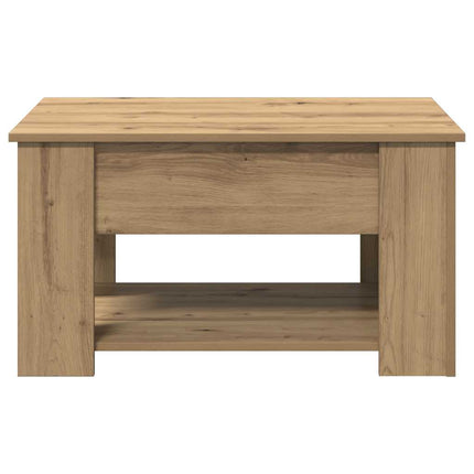 Soffbord hantverksmässig ek 79x49x41 cm konstruerat trä
