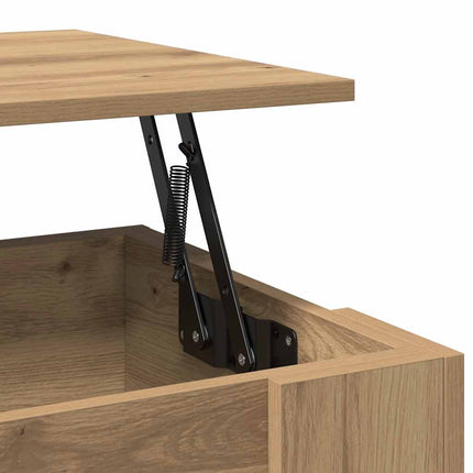 Soffbord hantverksmässig ek 79x49x41 cm konstruerat trä