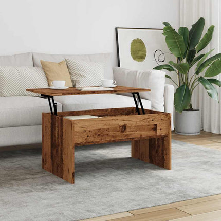 Soffbord åldrat trä 80x50,5x41,5 cm konstruerat trä
