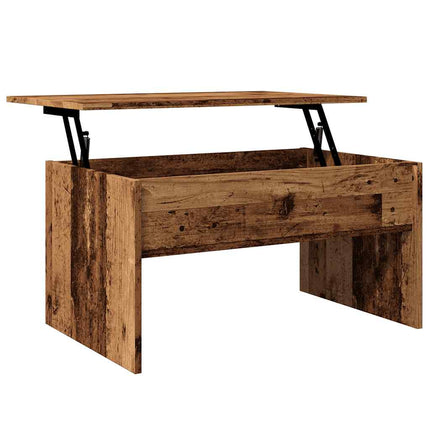 Soffbord åldrat trä 80x50,5x41,5 cm konstruerat trä