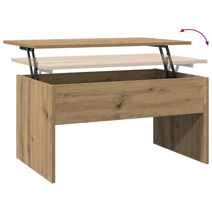 Soffbord artisan ek 80x50,5x41,5 cm konstruerat trä