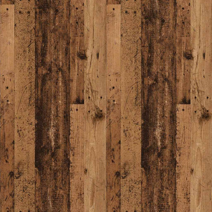 Sängbord 2 st åldrat trä 40x36x65 cm konstruerat trä