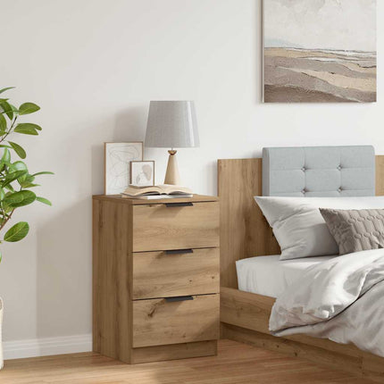 Sängbord artisan ek 40x36x65 cm konstruerat trä