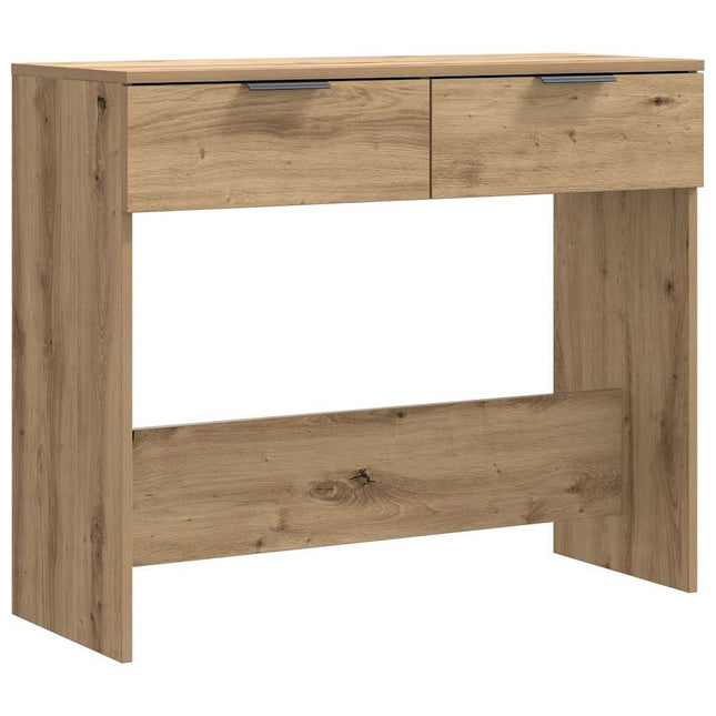 Konsolbord artisan ek 90x36x75 cm konstruerat trä