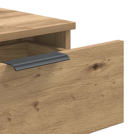 Konsolbord artisan ek 90x36x75 cm konstruerat trä