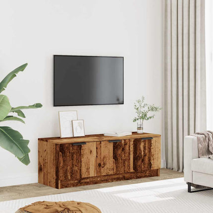 Tv-bänk gammalt trä 102x35x36,5 cm konstruerat trä