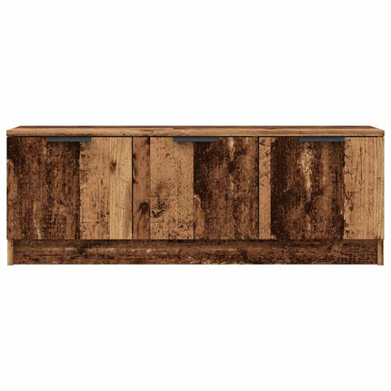 Tv-bänk gammalt trä 102x35x36,5 cm konstruerat trä