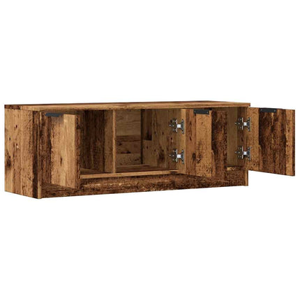Tv-bänk gammalt trä 102x35x36,5 cm konstruerat trä