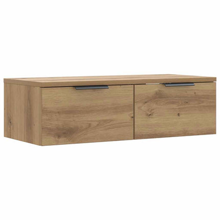 Väggskåp artisan ek 68x30x20 cm konstruerat trä