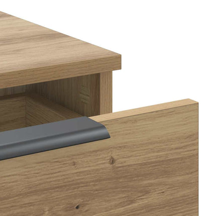 Väggskåp artisan ek 68x30x20 cm konstruerat trä