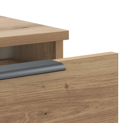 Väggskåp artisan ek 102x30x20 cm konstruerat trä
