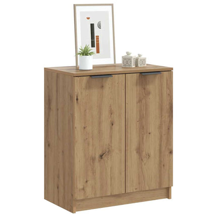 Skoskåp artisian ek 59x35x70 cm konstruerat trä