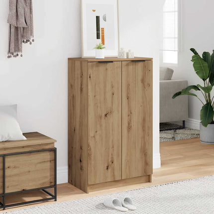 Skoskåp artisian ek 59x35x100,5 cm konstruerat trä