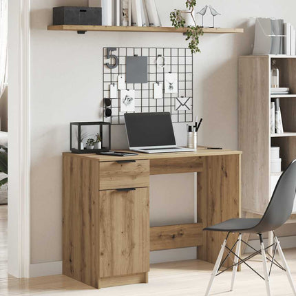 Skrivbord artisan ek 100x50x75 cm konstruerat trä